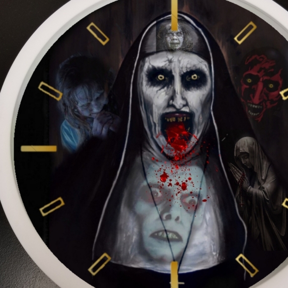 Halloween led clock